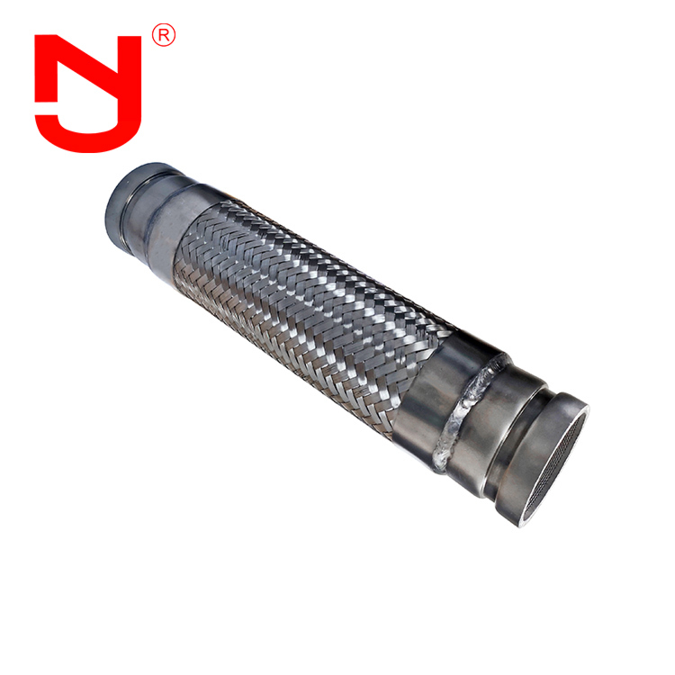 Tuyau métalle flexible en acier inoxydable fil tressé de tuyaux métalliques rainurés ondulés