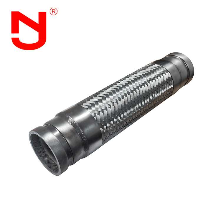 Tuyau métalle flexible en acier inoxydable fil tressé de tuyaux métalliques rainurés ondulés