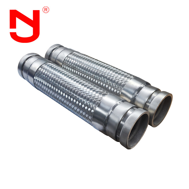 Tuyau métalle flexible en acier inoxydable fil tressé de tuyaux métalliques rainurés ondulés