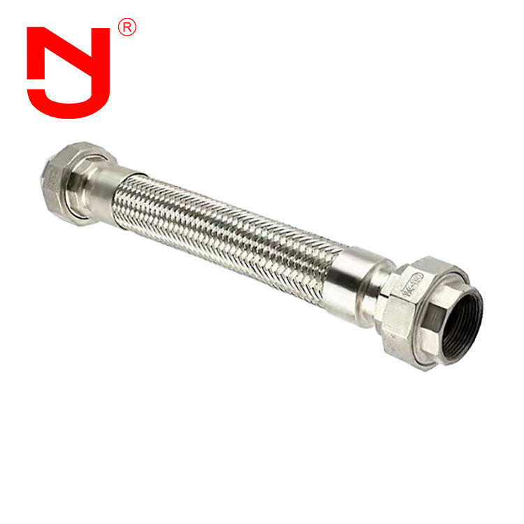 Tuyau flexible en acier inoxydable avec matériau 304/316L, raccord BSPT/NPT et garantie de 18 mois