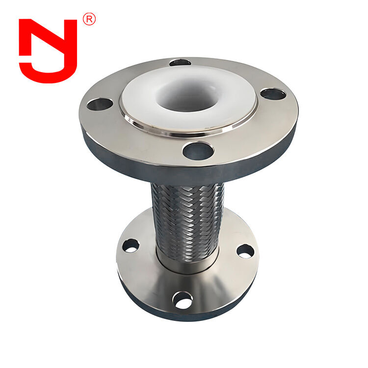 Tuyau flexible en acier revêtu de PTFE, Tuyau métallique ondulé, Tuyau flexible pour gaz