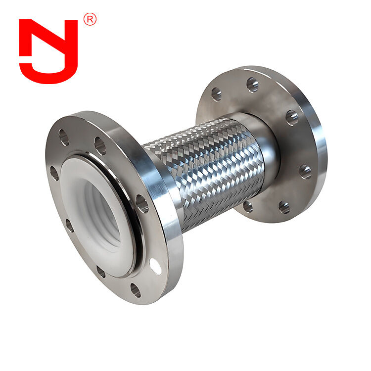 Tuyau flexible en acier revêtu de PTFE, Tuyau métallique ondulé, Tuyau flexible pour gaz