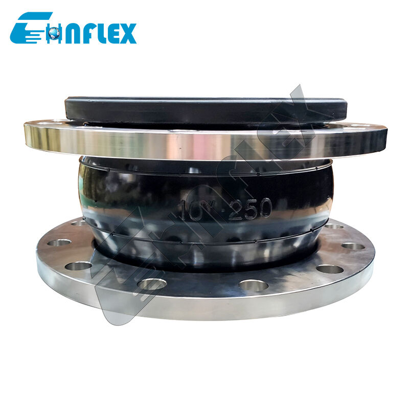 PTFE revêtu de boucles d'expansion thermique: Fluoroplastique durable fluide d'isolation joints flexibles pour les tuyaux de service sévère