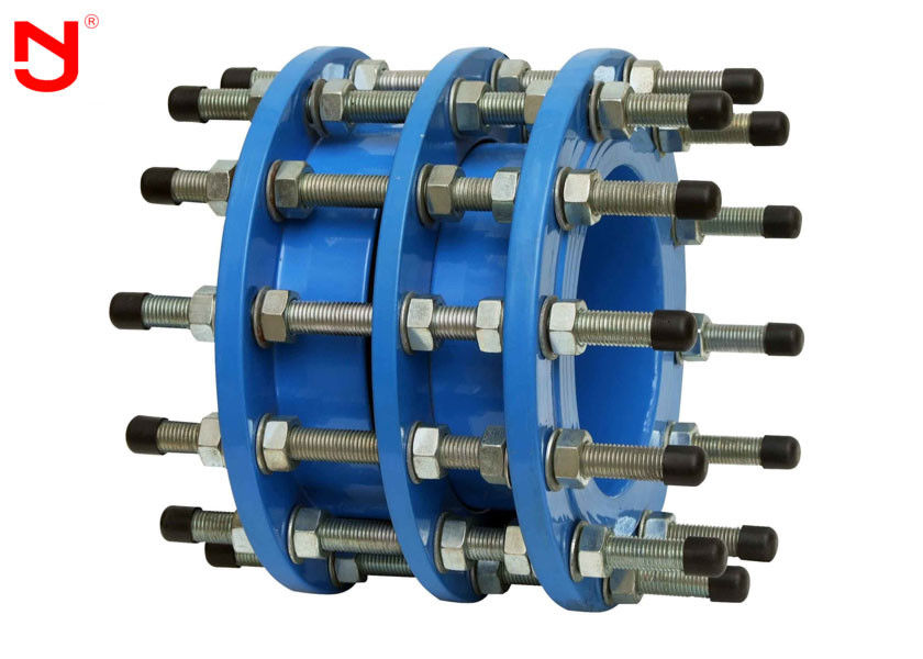 Les garnitures de tuyau malléables de PN10 PN16 PN25 glissent pour dactylographier à tenue commode d'installation l'effort axial