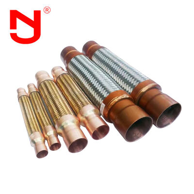 Raccord de tuyau flexible en acier inoxydable tressé DN8~DN400, tuyau métallique tressé résistant à la corrosion