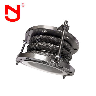 Joint de dilatation flexible rayé par PTFE de haute résistance de l'échangeur de chaleur SS316 de joint de dilatation