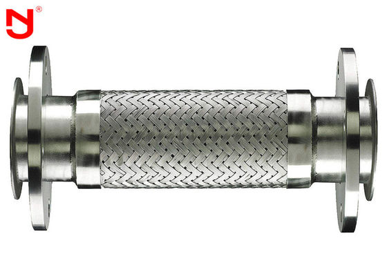 Le double métal de fil a tressé le filet de ceinture d'acier de tuyau que les deux extrémités brident connecteur anticorrosion