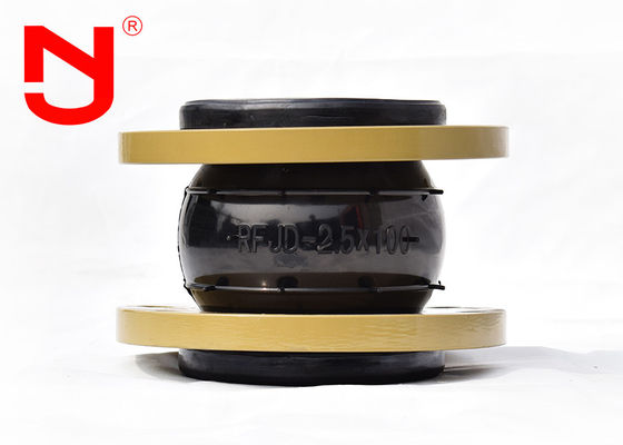 Certification en caoutchouc galvanisée de la CE de joint de dilatation de sphère simple d'EPDM/OIN