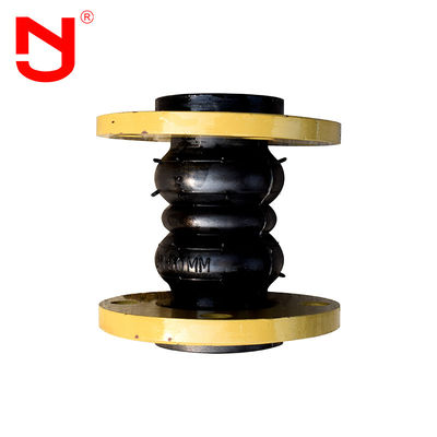 Joint de dilatation en caoutchouc de flottement de double sphère de bride