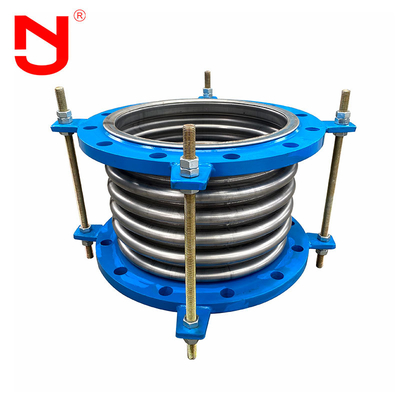 Serrez à la clé dynamométrique les soufflets en métal de transmission compensateur de joint bridé avec la résistance de vibration