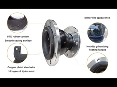 Joint de dilatation en caoutchouc réduit